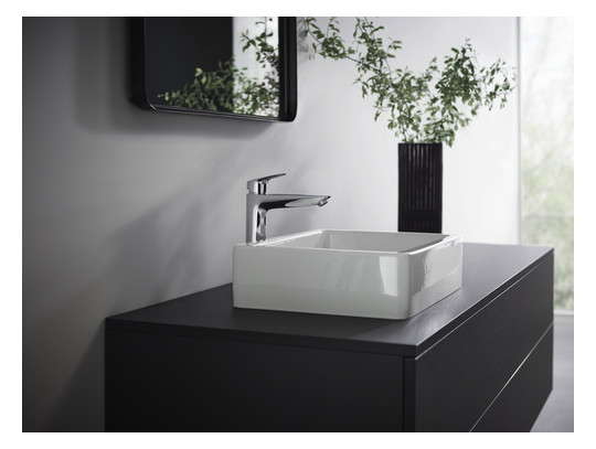 hansgrohe Waschtisch-Einhebelmischer 190 Logis mit Zugstangen-Ablaufgarnitur, chrom