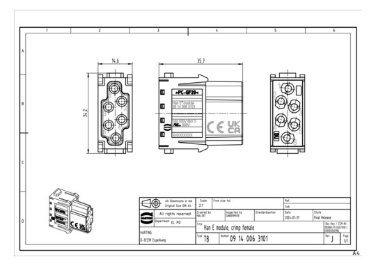 HART Crimpanschluß           09140063101 