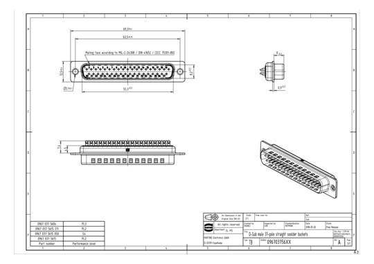 HART Stiftleiste 09670375615 09670375615 