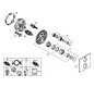 GROHE Fertigmontageset Grohtherm UP-Brause-Thermostat, mit integrierter 2-Wege-Umstellung, eckig, chrom