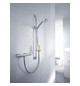 hansgrohe Brausesystem Croma 100 Multi 958 mm Brausestange, mit Thermostat, chrom