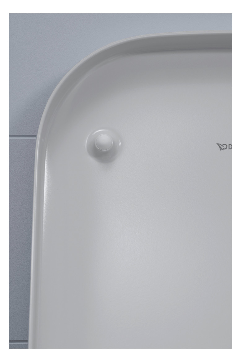 Duravit WC-Sitz Happy D.2 abnehmbar, Scharniere Edelstahl, mit Absenkautomatik, weiß