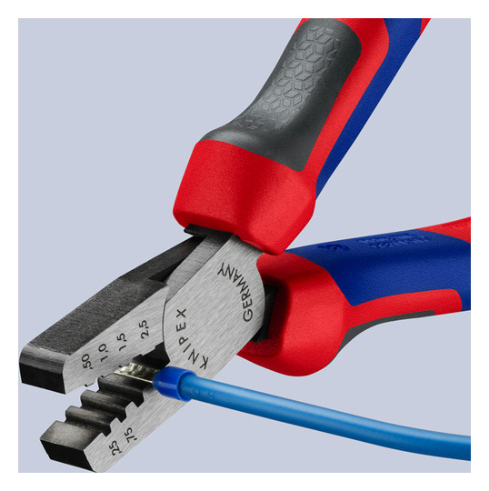 Kerbzange mech 145mm Aderendh 0,25-2,5qmm