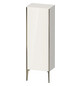 Duravit Halbhochschrank XViu 50x36x133cm, champagner matt, Tür rechts, Eiche natur