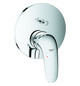 GROHE Fertigmontageset Eurostyle UP-Wannen-Einhebelmischer, geschlossener Metall-Hebelgriff, chrom