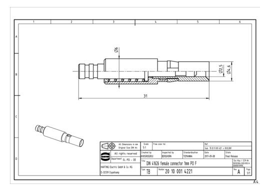 HART LWL-Kontakt 20100014221 20100014221 