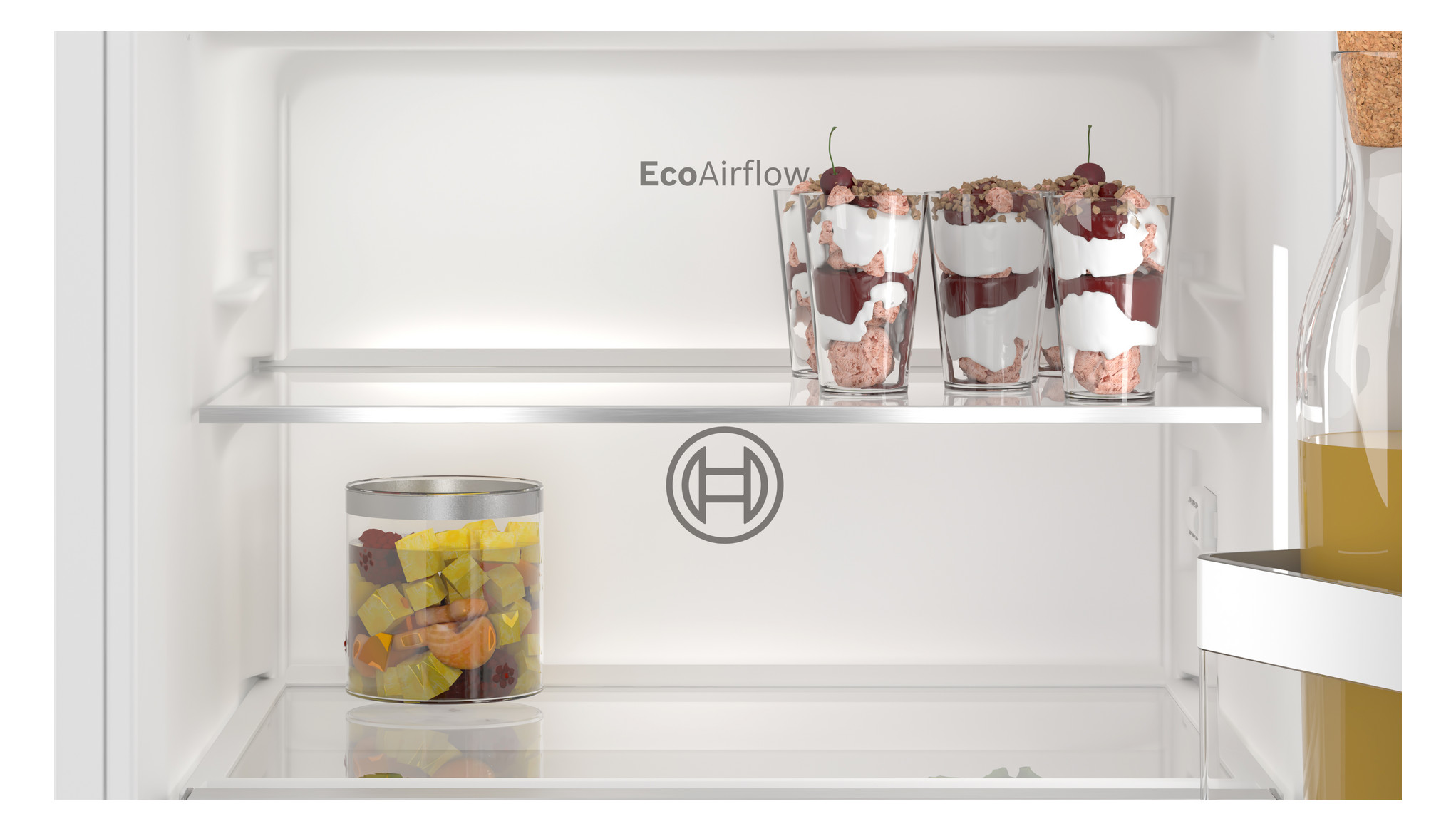 Kühlschrank EB E 104/15l N880mm integr ws Dekor mit Zubehör möglich fest 144kwh