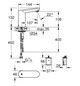GROHE Infrarot-Waschtisch-Armatur Eurosmart CE 1/2", ohne Mischung, Batteriebetrieb, chrom