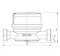 DM Zapfhahnzähler AP T90 k&w smart M Q3 2,5 G3/4 AG x 110mm