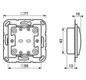 Tastsensor KNX AS/A UP 2f 4pkt Mit Busankopplung