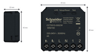 Jalousieaktor Funkb Wiser UP 1f 2Eing 4A