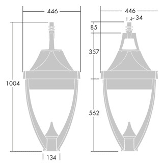 96633502 Mastaufsatzleuchte - UNI ELEKTRO Online-Shop