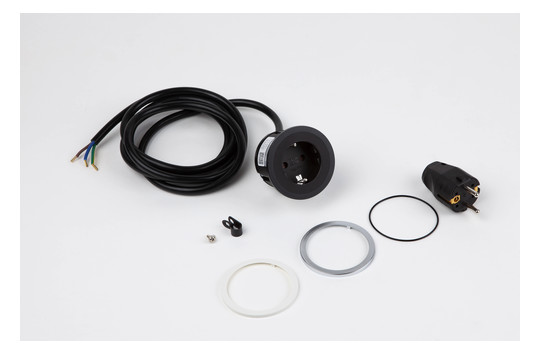 Bachmann PIX 1xSchuko sw 2,0m    926.001 