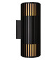 LED-Wandanbauleuchte Aludra 30W sw IP54 E27 Ø124x337mm