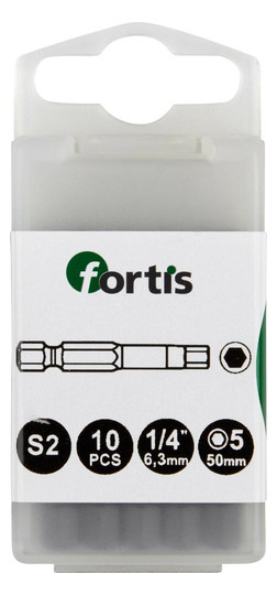 fortis-Bits für Innen-6-kant-Schrauben, S2-Stahl -...