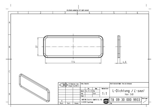 HART DICHTUNG HAN 24 B-KG    09300009933 