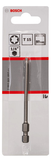 Bit TX15 L=89mm 6,4mm(1/4) 1/4Zoll