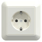 Steckdose 1f polws glz 1-M UP IP20