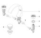 Dornbracht Dreiloch-Armatur CYO für Waschtisch, Ausladung 167mm, mit Ablaufgarnitur, messing gebürstet