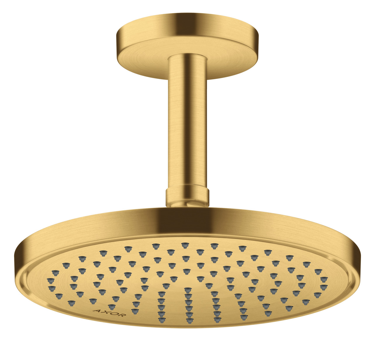 hansgrohe Deckenanschluss Axor 100mm, rund, brushed gold optic