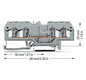 Reihenklemme 0,08-4qmm Serie 281 1Etage 4kl gr 26A Hutschiene TH35