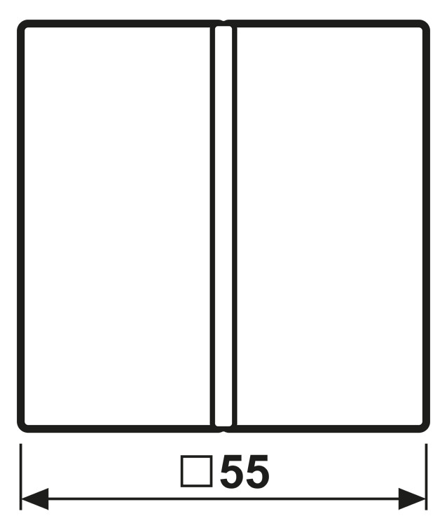 Wippe 1t Schalter AS/A aws glz f.Bussystem Wippe 1t Schalter AS/A aws glz f.Bussystem