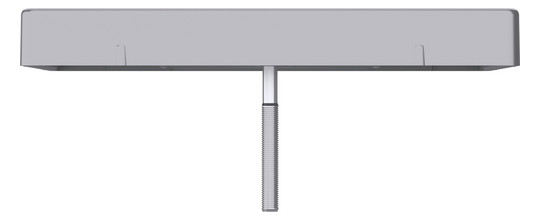 Zentralplatte TAE 3f System Design edst Schraubbef m.Beschr.Feld