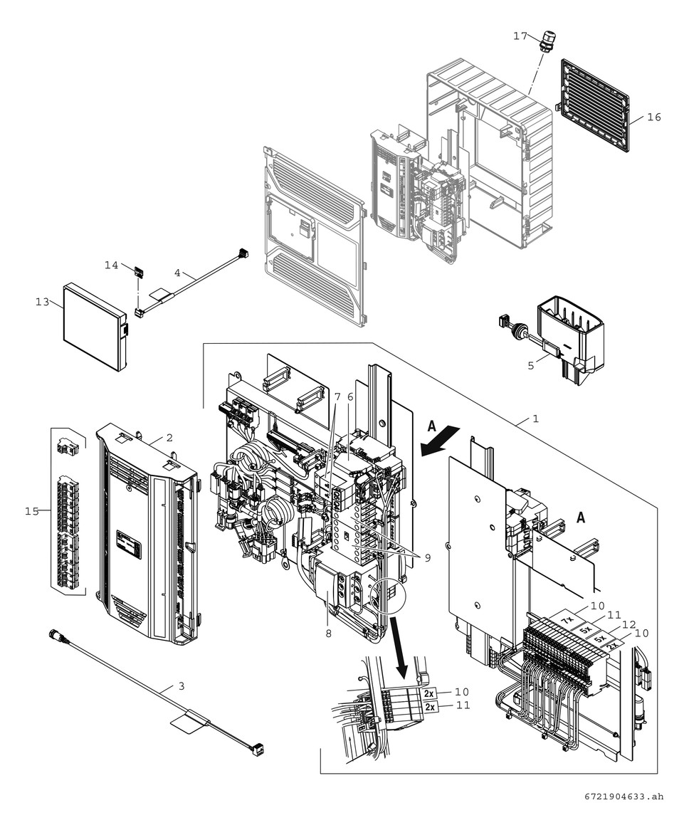 BOSCH Luft-Wasser-Wärmepumpe 6800i AW Compress CS6800iAW 12 M