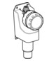 Geberit Hygienespülung Rapid Ø 50 mm, G 1/2, AP, für Kalt-/Warmwasserleitung, mit Batterie