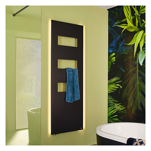 Bemm Planheizwand Plawa SPA Pur 1800 x 775 mm, edelweiß, M-Anschluss, pulverbeschichtet