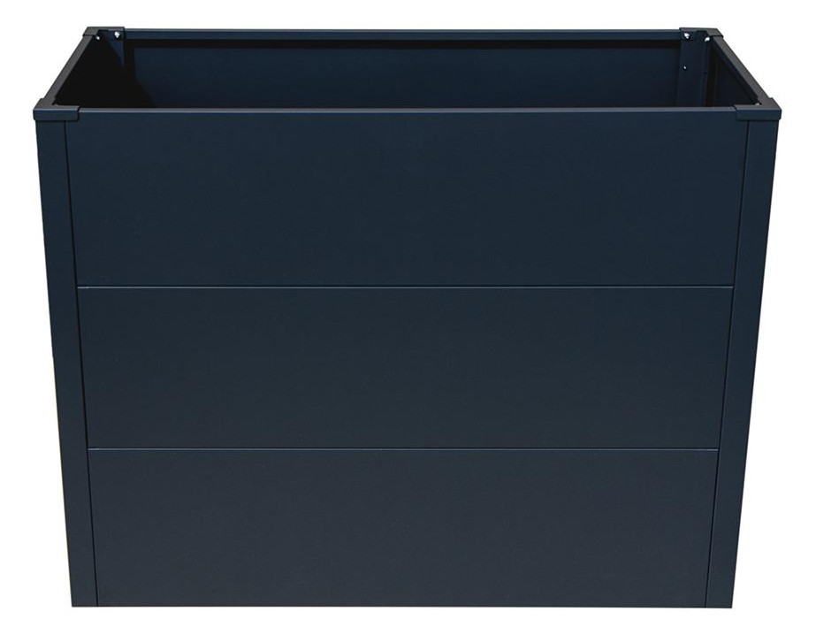 Bild ELKE Metall-Hochbeet 100 x 50 x 77 cm, S tahl verzinkt pulverbesch. ANTHRAZIT - n.a.-1