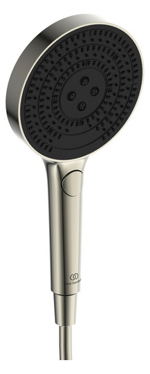 Ideal-Standard Duschsystem Solos mit Brausethermostat, silver storm