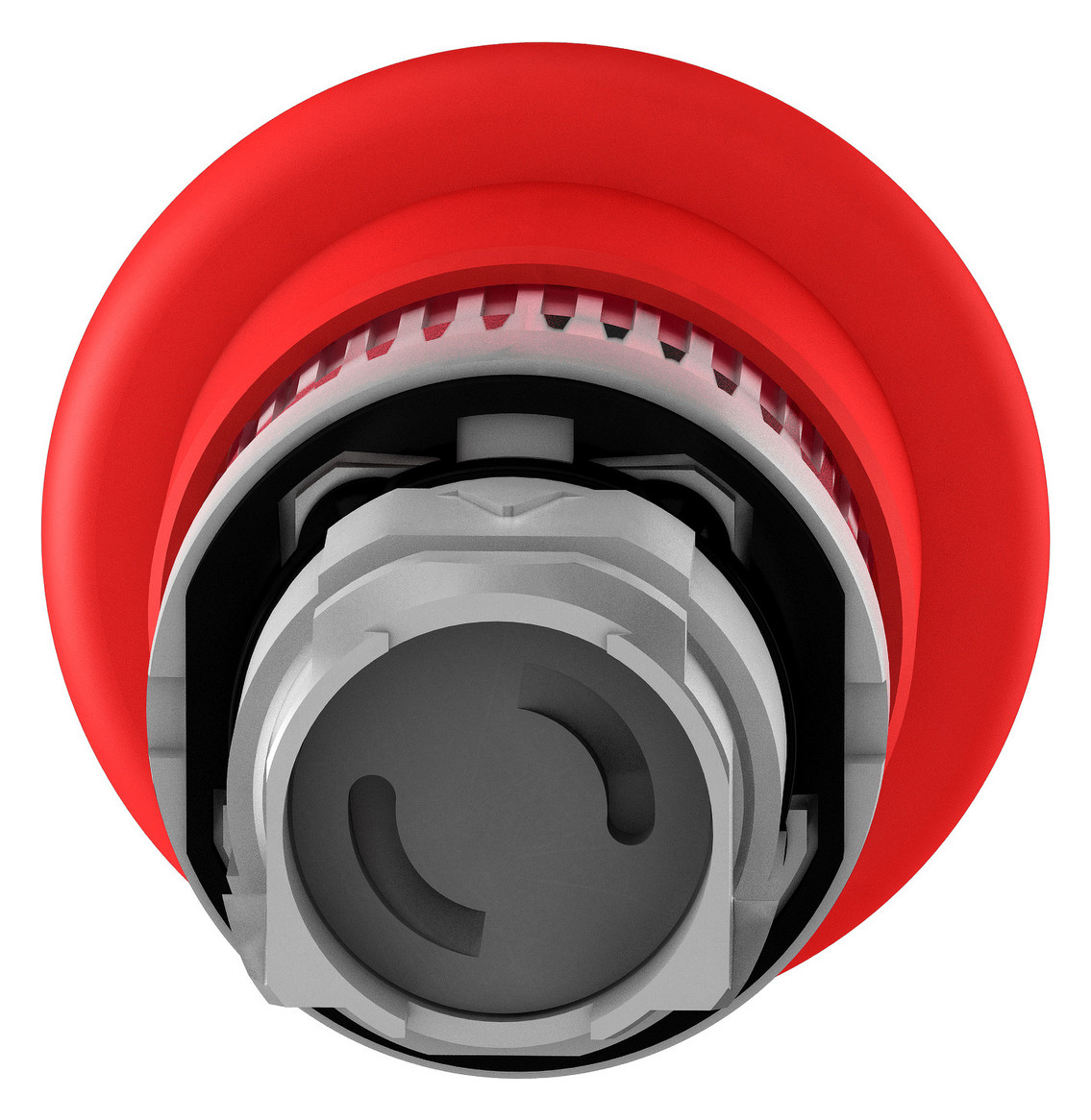 Frontelement für Not-Aus Ø22,5mm rt rnd IP66 hoch Schaltfunktion verrastend Zug