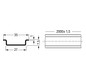 Tragschiene ST g/vz Serie 210 L2000mm Hut_35/7,5mm
