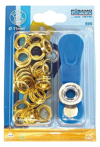Bild Öse u. Sch. MS-vern. (SB) 11,0mm a 18 St ück - PÖSAMO-0