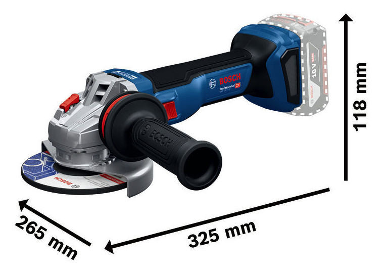 Werkzeug-Set 18V 4tlg GSR18V-65+GDX18V-285+GBH18V-26+GWS18V-11