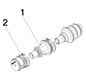 DO Thermostatkartusche mit Reglereinheit ERSATZTEILE 90150206300 D 44 x 147 mm
