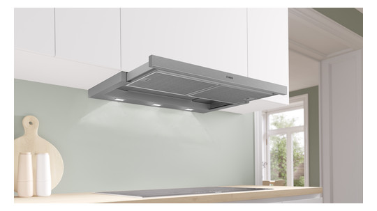 Dunstabzugshaube Flschirm 900mm si A LED 71dB 729cbm/h Ø120-150mm 4st Abl/Uml