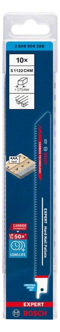Bild Säbelsägeblatt EXPERT S 1122 CHM Bosch VE à 10 Stück Hard Nail Pallets-1