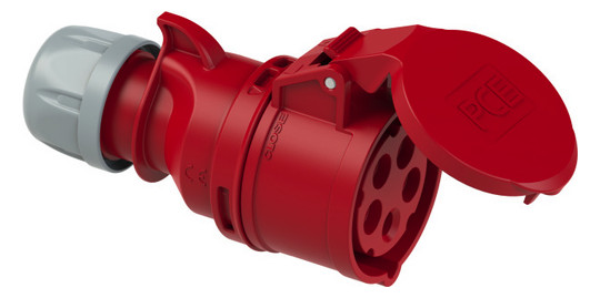 CEE-Kupplung 16A 5p 6h IP44/IP54   215-6 