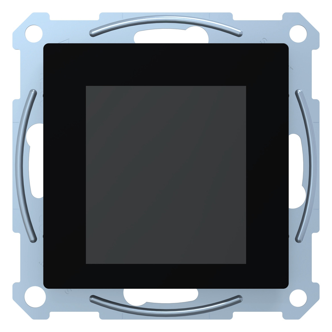Raumtemperaturregler UP System M KNX m.Abdeckpl Mit Vor-Ort Bedienung
