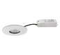 LED-Einbaustrahler 4,5W 2700-4000K 510lm Konv ws 1LED Alu IP44 mt RF:hochglänzend