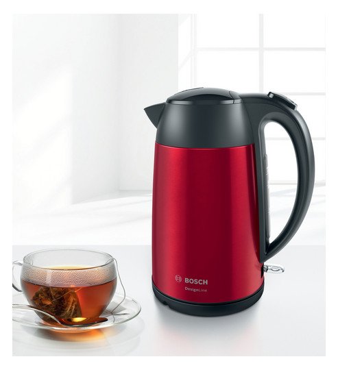 Wasserkocher 1,7l Edst DesignLine 2400W rt Anzeige:außen m.Sieb