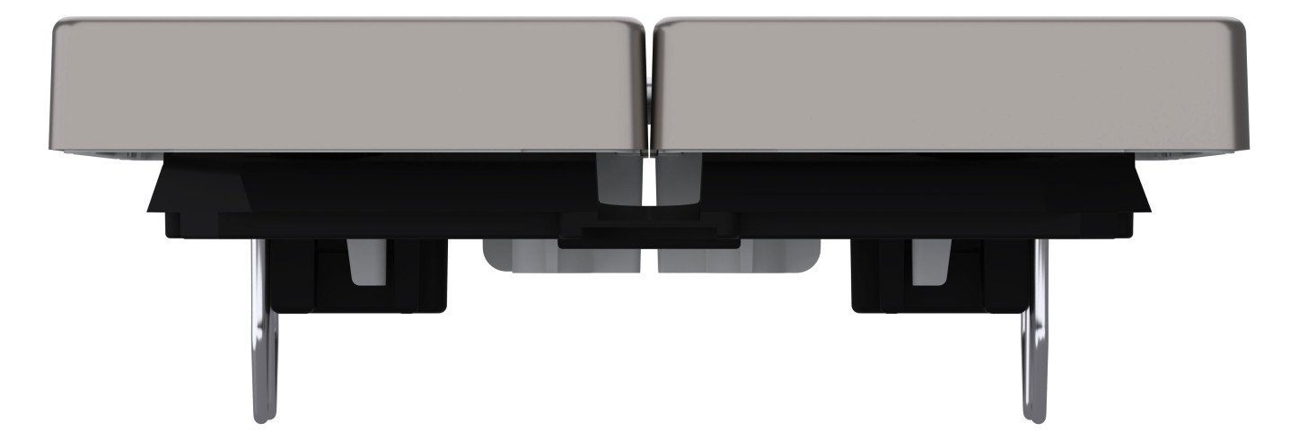 Wippe Serien Schalter System Design ni metallic