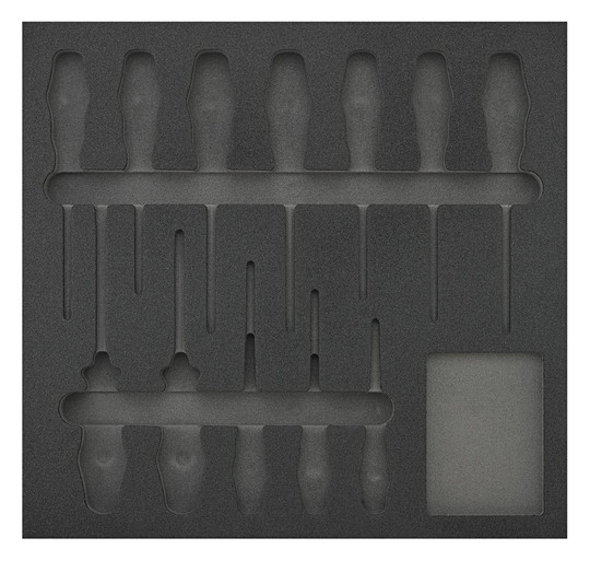 Werkzeugmodul 2/3 - leer, für Wera-Schraubendreher...