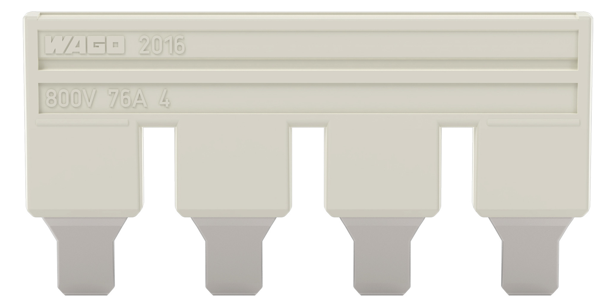 Querverbinder 4p Serie 2016 steckb isol 76A m.Berührungss