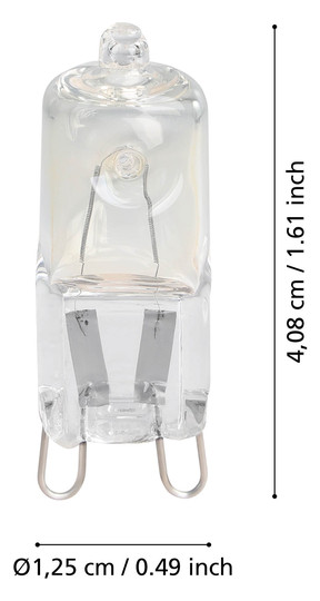 EGLO Leuchtmittel G9 40W Backofen 110299 