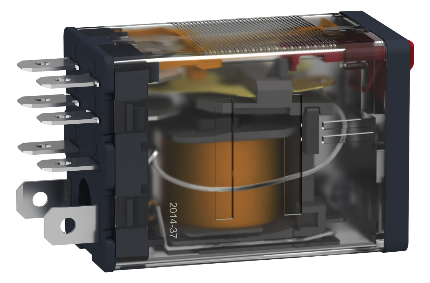 Schaltrelais 230V/AC 2W IP40 21x27x53mm Steckanschl