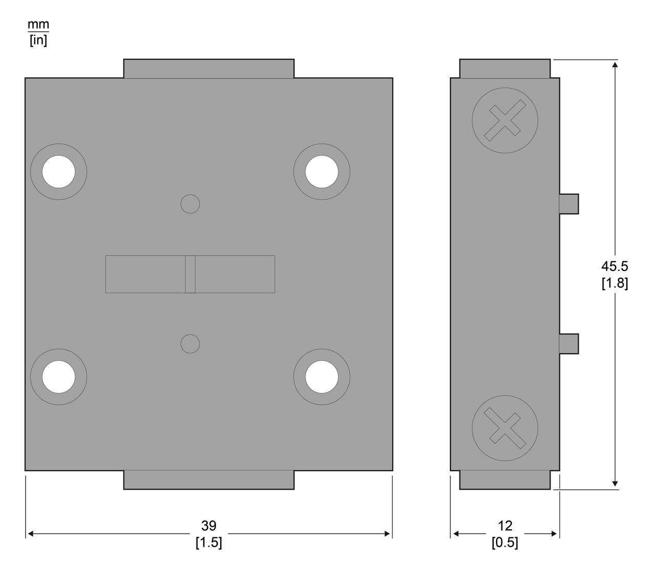 Hilfsschalterblock Seitenanb Schraub
