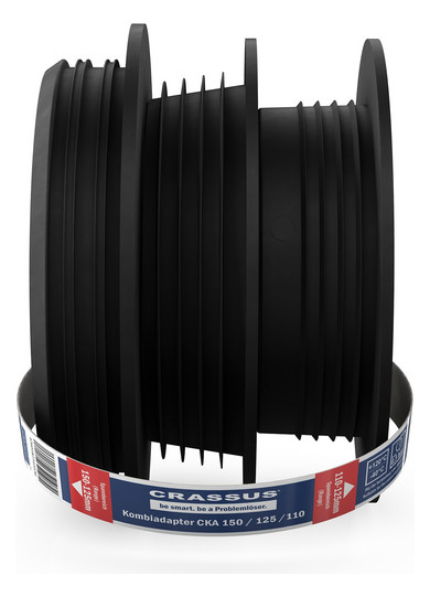 Crassus Kombiadapter CKA 150-125/110 mm, 0,5 bar